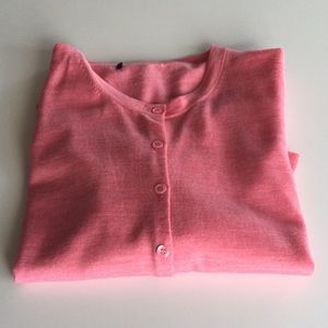 J crew Margot crewneck cardigan heather guava